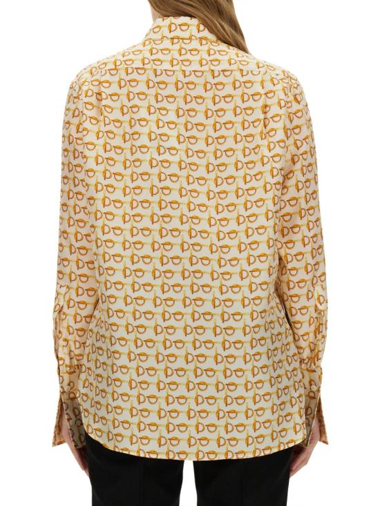  버버리 B 실크 셔츠 8090731 B9555 BEIGE