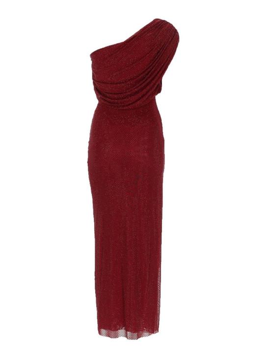 26SS 셀프 포트레이트 롱 원피스 RS26002MBUBURGUNDY Dark Red - SELF PORTRAIT