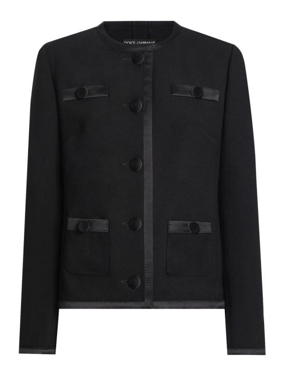 25FW 돌체앤가바나 자켓 F27EBT FU2L8N0000 BLACK - DOLCE & GABBANA