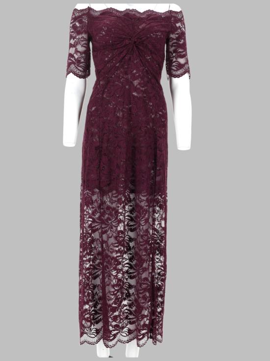 26FW 파코라반 원피스 26AJRO106PA0170 P534 BURGUNDY