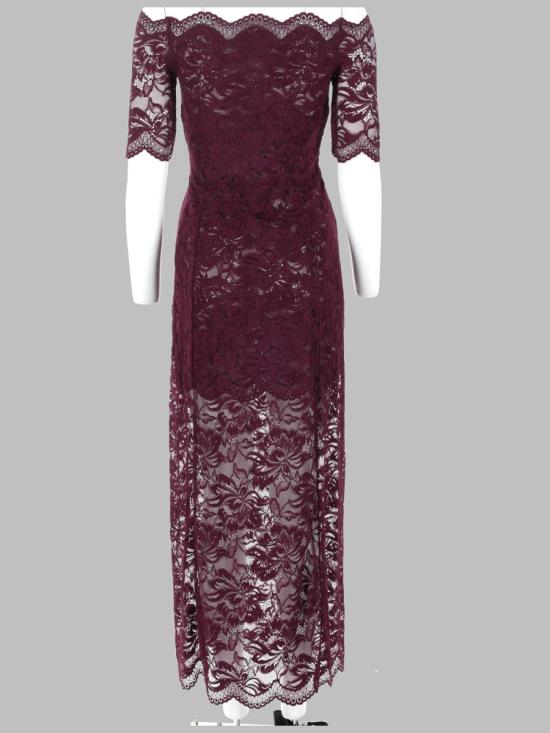26FW 파코라반 원피스 26AJRO106PA0170 P534 BURGUNDY - PACO RABANNE