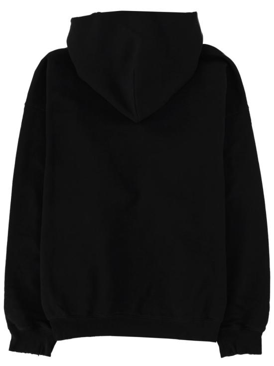 26SS 발렌시아가 파리 썬더스톰 후드 탑 871956 TUVF41000 BLACK - BALENCIAGA