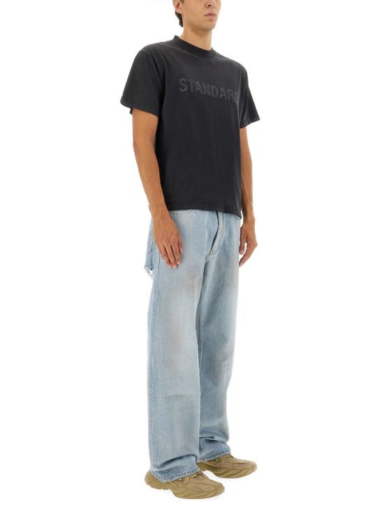 25FW 발렌시아가 디스트레스드 릴렉스드 핏 팬츠 851352 TTW744200 BLUE - BALENCIAGA