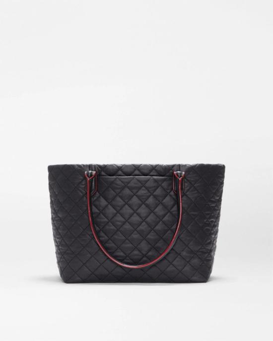  엠지 월리스 토트백 Mz Wallace Small Metro Daily Tote Black - MZ WALLACE