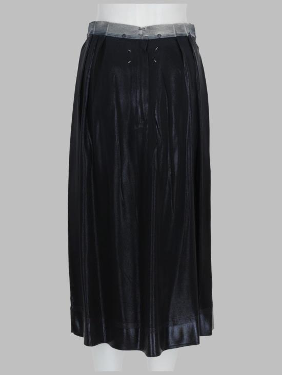 26SS 마르지엘라 포일드 미디 스커트 S51ME0051 M35533900 BLACK - MAISON MARGIELA