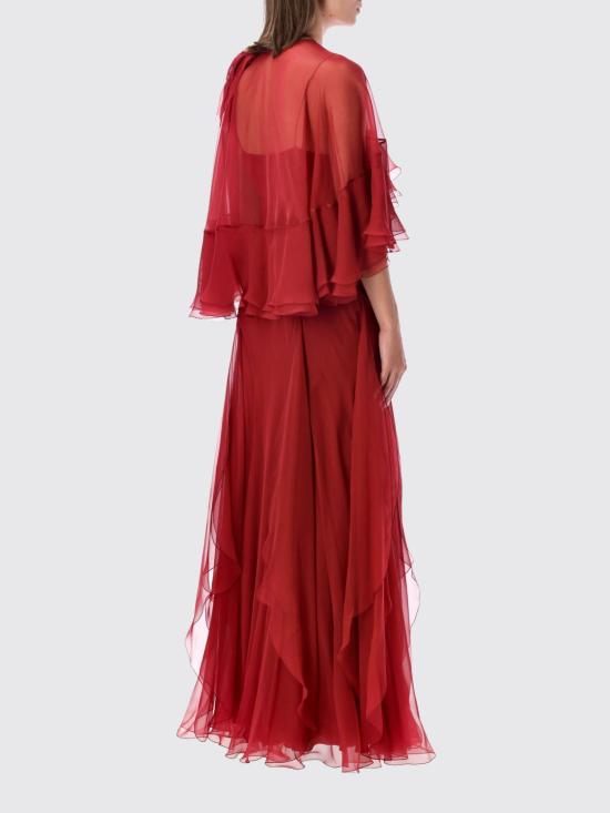 26FW 알베르타 페레티 롱 원피스 04146615 0142 Red - ALBERTA FERRETTI