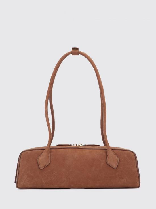 26FW 알라이아 르 테켈 미디움 레더 숄더백 AA1S06033CA214 731 Brown - ALAIA