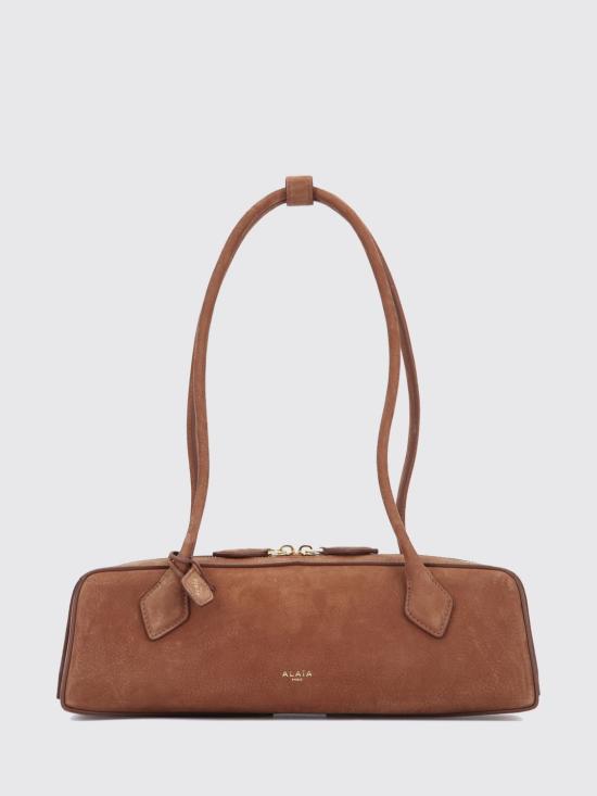 26FW 알라이아 르 테켈 미디움 레더 숄더백 AA1S06033CA214 731 Brown
