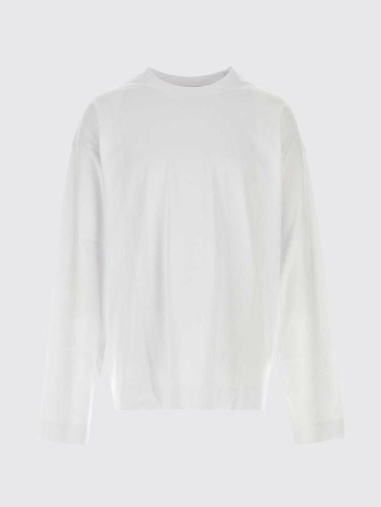 26FW 드리스 반 노튼 긴팔 티셔츠 2620211084603 001 White - DRIES VAN NOTEN