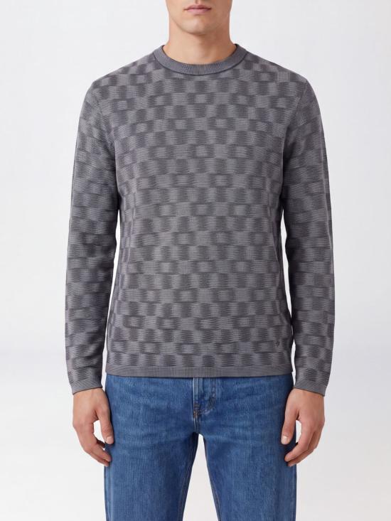 26FW 엠포리오 아르마니 스웨터 EM006276AF29848 F8035 Grey