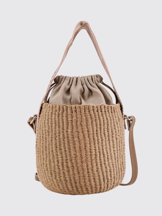 26FW 끌로에 우디 스몰 바스켓백 CHC23AS381L18 26Y Beige - CHLOE
