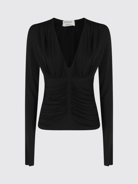 26FW 스포트막스 탑 2622946031600 003 Black - SPORTMAX