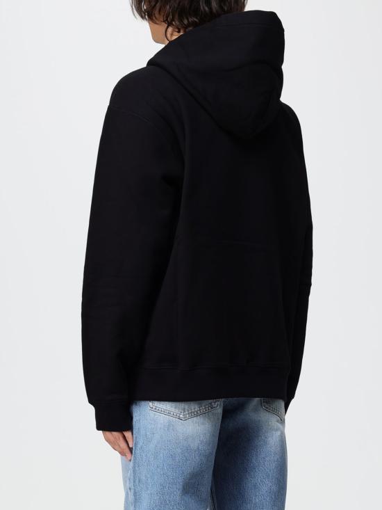 26SS 구찌 프린트 디테일 코튼 저지 스웨트셔츠 855976 XJHNH 1152 Black - GUCCI