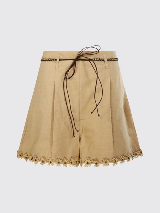26FW 짐머만 숏팬츠 7542ASS263 OTM Beige - ZIMMERMANN