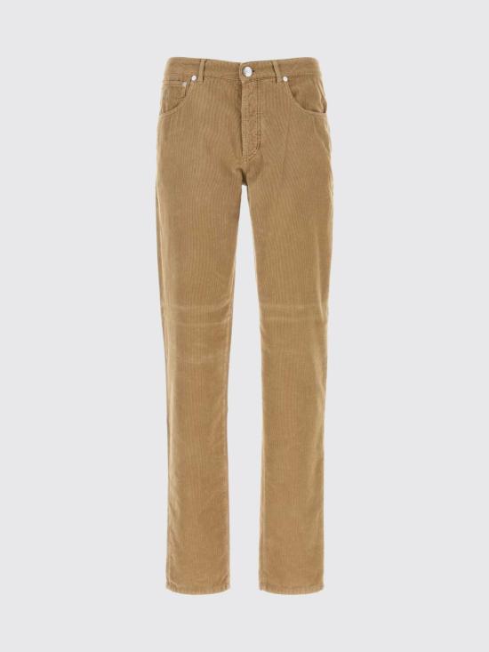 26FW 브루넬로 쿠치넬리 스트레이트 팬츠 M279NI1780 C6338 Camel - BRUNELLO CUCINELLI