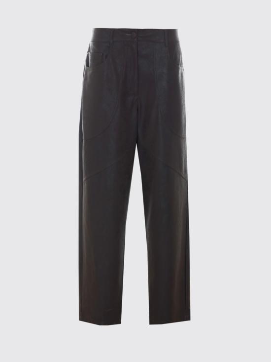 26FW 리우조 가죽 팬츠 WF6144E1157 X0787 Brown - LIU JO