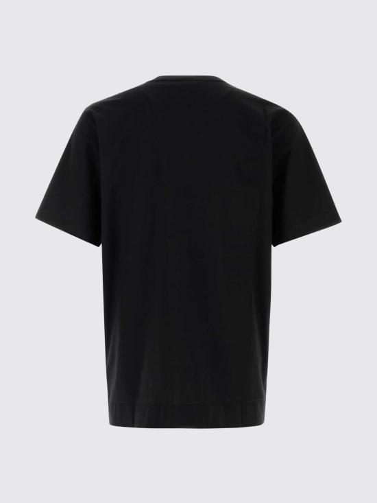 26FW 드리스 반 노튼 반팔 티셔츠 2620211014600 900 Black - DRIES VAN NOTEN