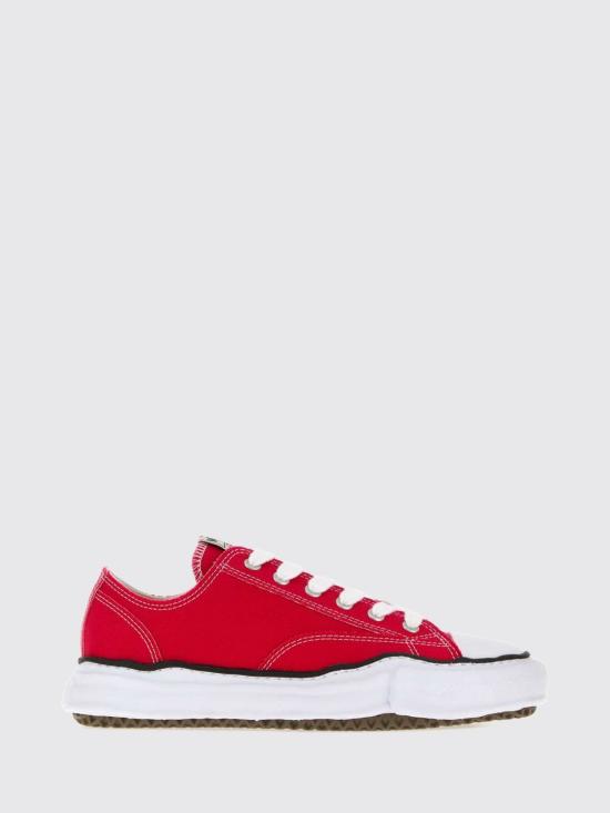26FW 메종 미하라 야스히로 피터슨 OG 솔 캔버스 로우 A01FW702 Red