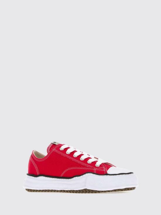26FW 메종 미하라 야스히로 피터슨 OG 솔 캔버스 로우 A01FW702 Red - MAISON MIHARA YASUHIRO
