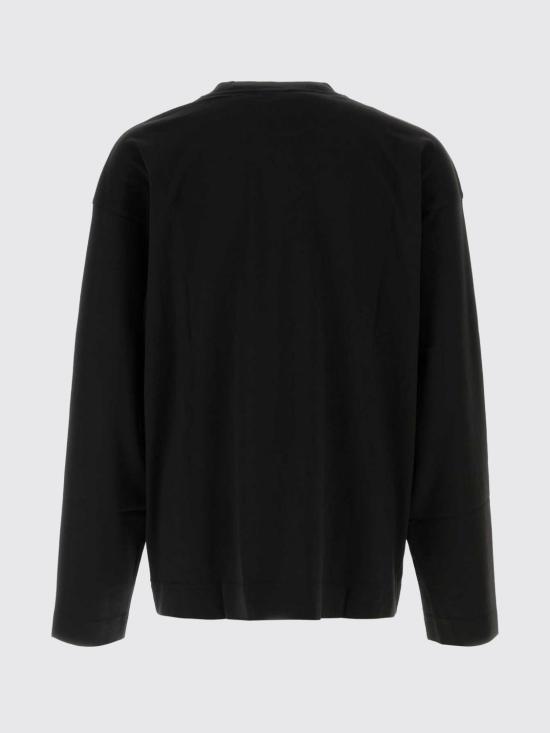 26FW 드리스 반 노튼 긴팔 티셔츠 2620211084603 900 Black - DRIES VAN NOTEN