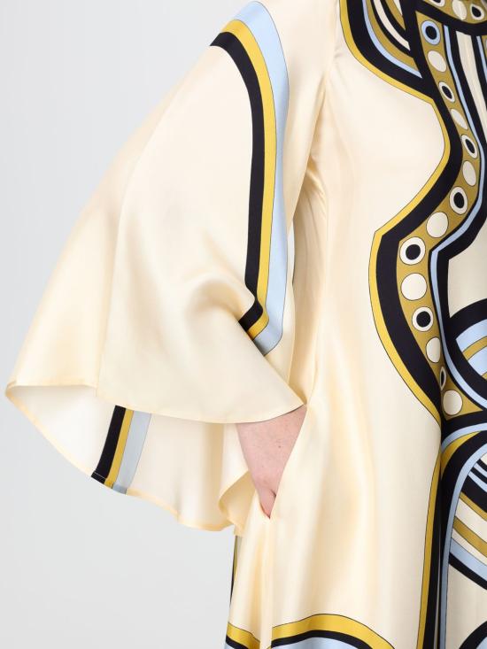 26FW 라 더블제이 롱 원피스 DRE0232SIL006SAC02 WH04 Ivory - LA DOUBLEJ
