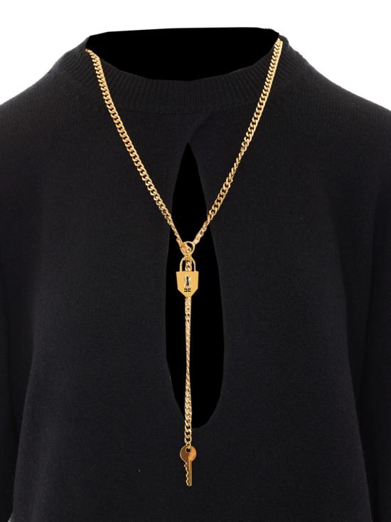 26FW 엘리자베타프랜치 미디 원피스 AM23T66E2 110 Black - ELISABETTA FRANCHI