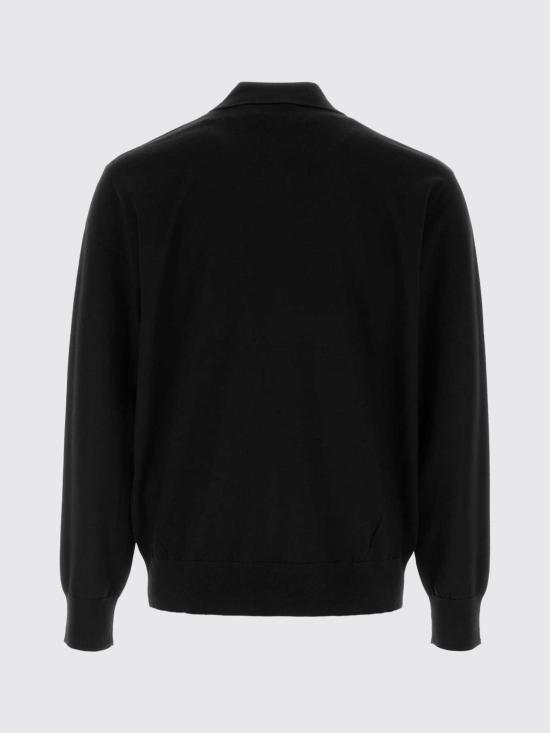26FW 드리스 반 노튼 폴로 티셔츠 2620212054700 900 Black - DRIES VAN NOTEN