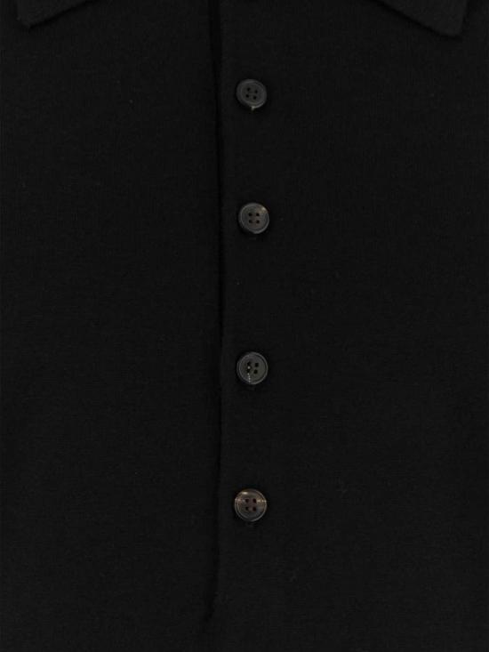 26FW 드리스 반 노튼 폴로 티셔츠 2620212054700 900 Black - DRIES VAN NOTEN