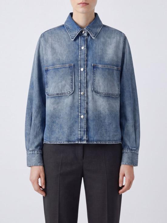26FW 하이쿠레 데님 셔츠 HEW06104DF188 L0943 Blue