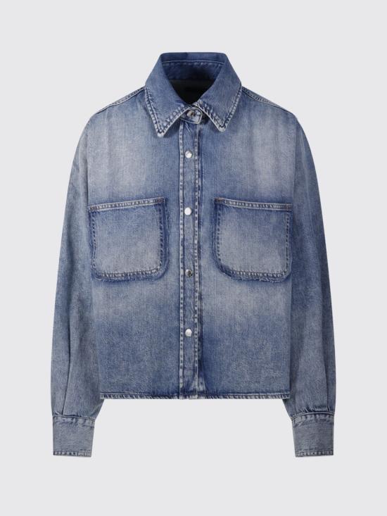 26FW 하이쿠레 데님 셔츠 HEW06104DF188 L0943 Blue - HAIKURE