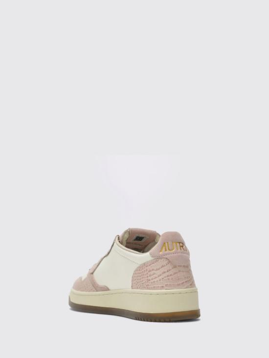 26FW 오트리 메달리스트 로우 레더 스니커즈 AULW CZ03 Pink - AUTRY