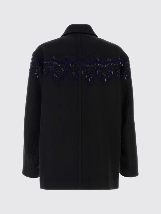 26FW 드리스 반 노튼 코트 2620202404216 900 Black - DRIES VAN NOTEN