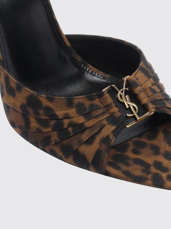 26FW 생로랑 바빌론 핍토 뮬 A001KMAAC4B 2094 Natural - SAINT LAURENT