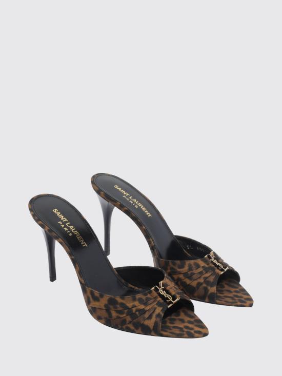 26FW 생로랑 바빌론 핍토 뮬 A001KMAAC4B 2094 Natural - SAINT LAURENT