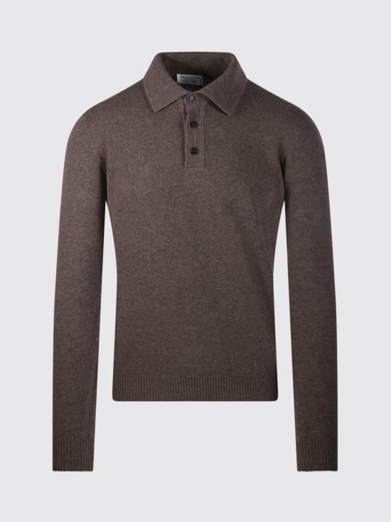26FW 로베르토 콜리나 폴로 티셔츠 263MYB37004 62 Brown - ROBERTO COLLINA