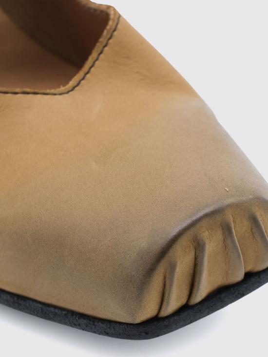 26FW 우마 왕 플랫 슈즈 US9003 UW249 Mustard - UMA WANG