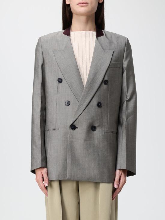 26FW 빅토리아 베컴 수트 자켓 1326WJK007353A ORE Dove Grey