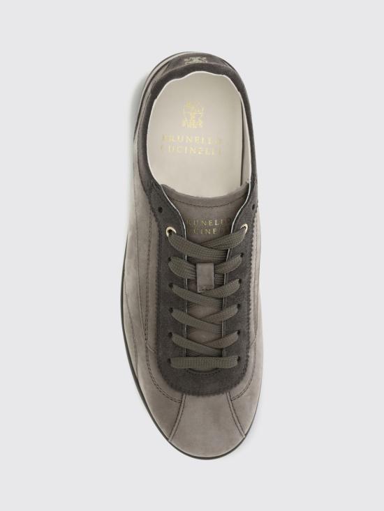 26FW 브루넬로 쿠치넬리 스니커즈 MZUKRED337 CMR16 Charcoal - BRUNELLO CUCINELLI