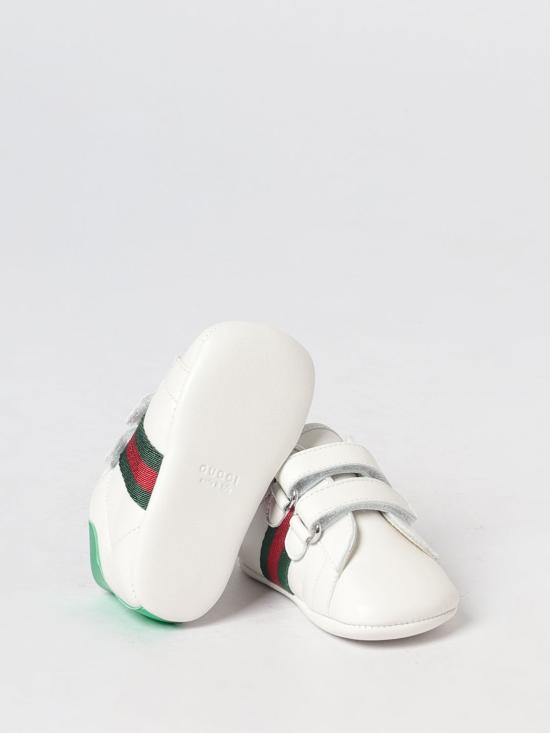 26FW [키즈] 구찌 스니커즈 500852BKPT0 9070 White - GUCCI