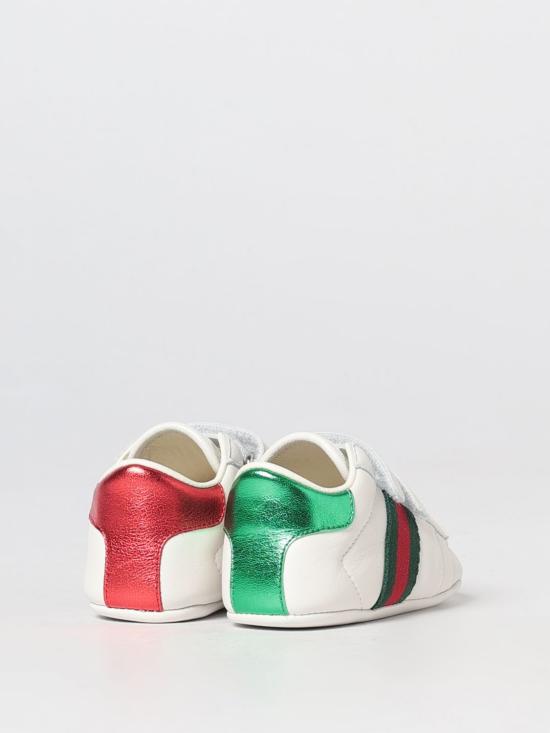 26FW [키즈] 구찌 스니커즈 500852BKPT0 9070 White - GUCCI