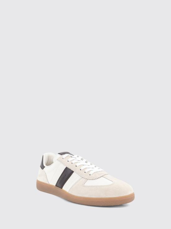 26FW 톰포드 스웨이드 & 스무스 레더 스니커즈 J1584LCL457N WWZ White - TOMFORD