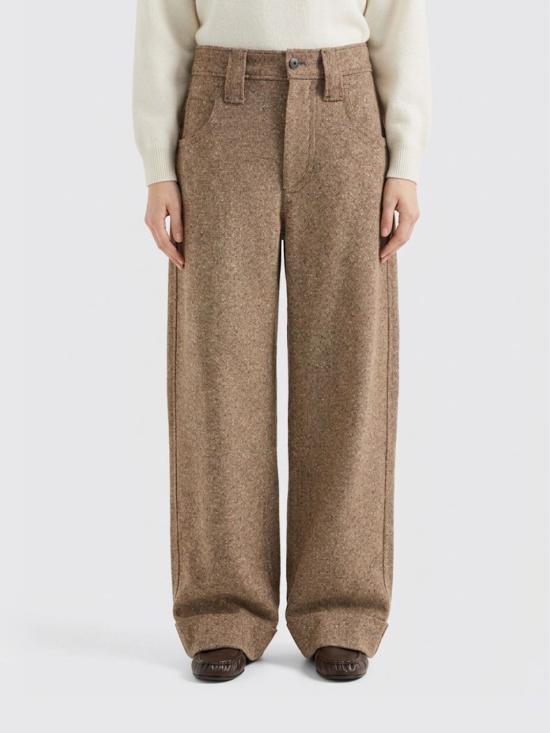 26FW 브루넬로 쿠치넬리 스트레이트 팬츠 MD002P9353 C002 Brown