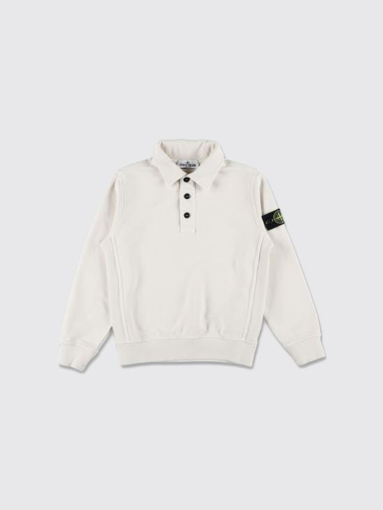 26FW [키즈] 스톤 아일랜드 폴로 셔츠 6100012S0A20 V0097 White