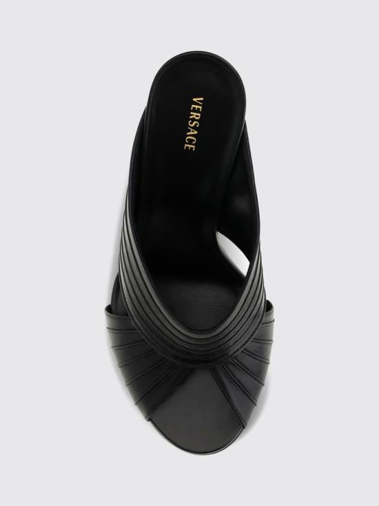 26FW 베르사체 힐/펌프스 10262571A17623 1B55J Black - VERSACE
