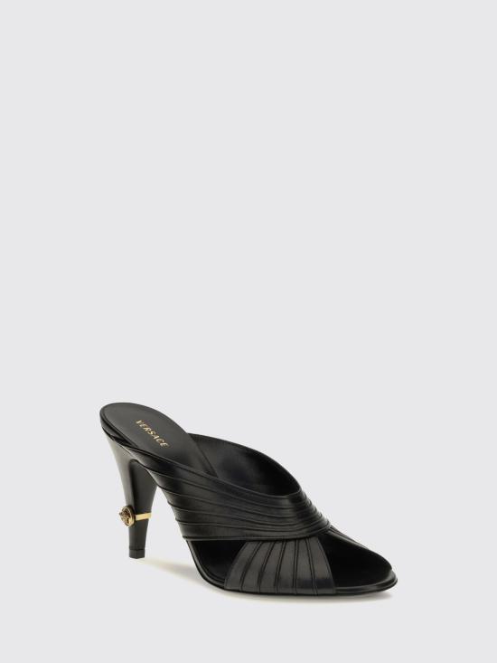26FW 베르사체 힐/펌프스 10262571A17623 1B55J Black - VERSACE