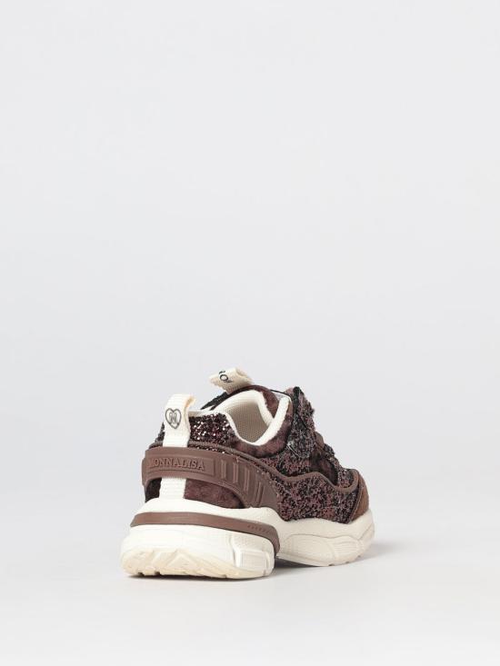 26FW [키즈] 모나리자 스니커즈 8CH0068773 0006 Brown - MONNALISA