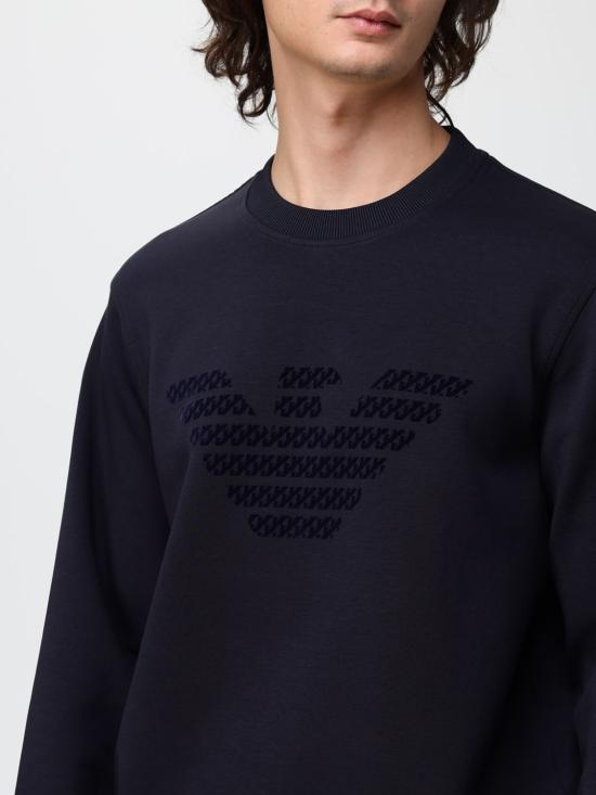 26FW 엠포리오 아르마니 긴팔 티셔츠 EM004536AF10013 UB118 Navy - EMPORIO ARMANI
