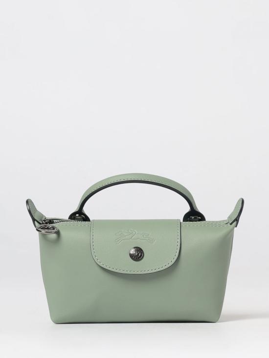 26FW 롱샴 르 플리아쥬 엑스트라 XS 레더 파우치 34205987 M62 Sage