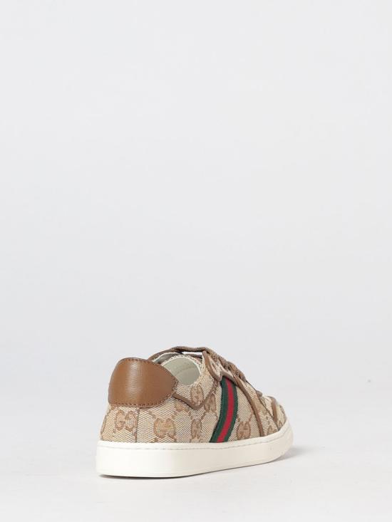 26FW [키즈] 구찌 스니커즈 873450FAF5F 9644 Beige - GUCCI