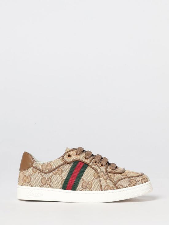 26FW [키즈] 구찌 스니커즈 873450FAF5F 9644 Beige